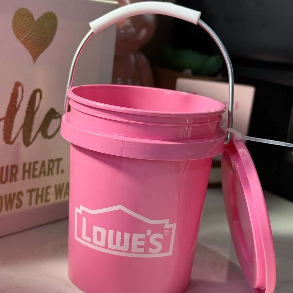 Lowe's Pink Bucket - Stylish Women's Accessory
